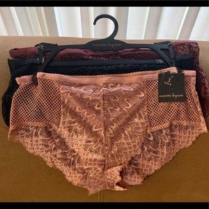 NWT Nanette Lepore Plus 1X Lingerie Panty Set